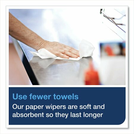 Tork Tork Basic Paper Wiper White W6, Roll Towel, 4 x 1452 Sheets, 291380 291380